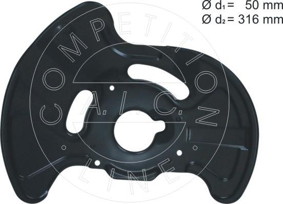 AIC 55193 - Lamiera paraspruzzi, Disco freno autozon.pro