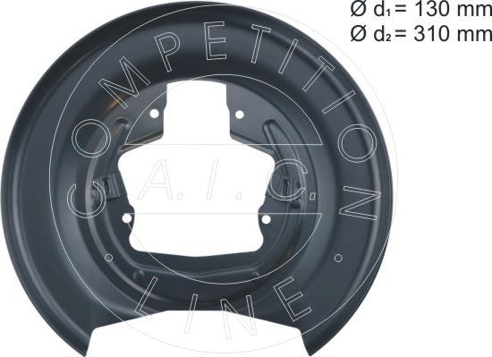 AIC 56974 - Lamiera paraspruzzi, Disco freno autozon.pro