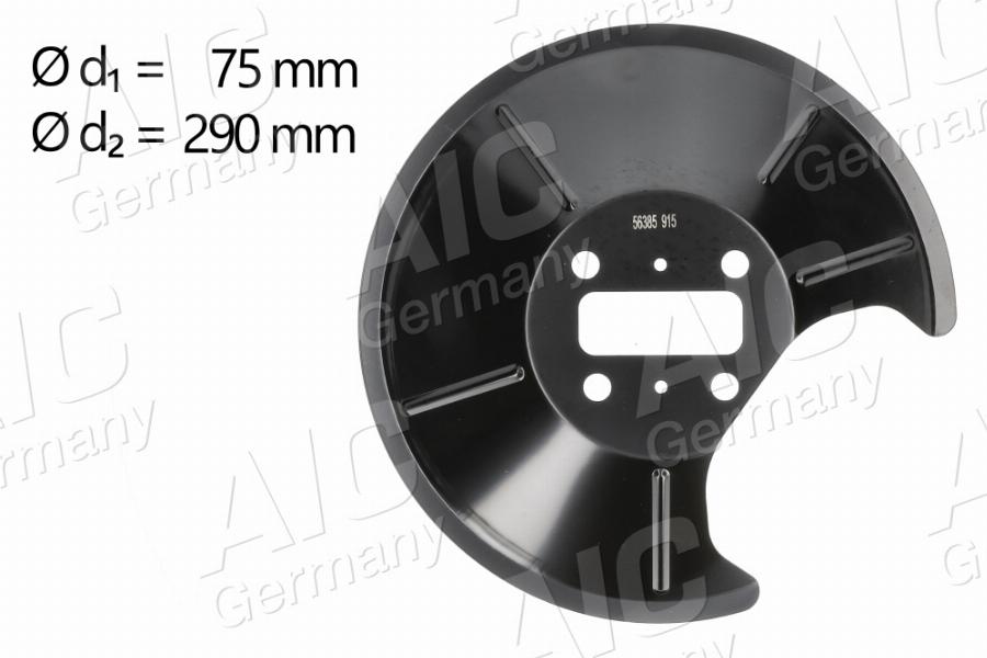 AIC 56385 - Lamiera paraspruzzi, Disco freno autozon.pro