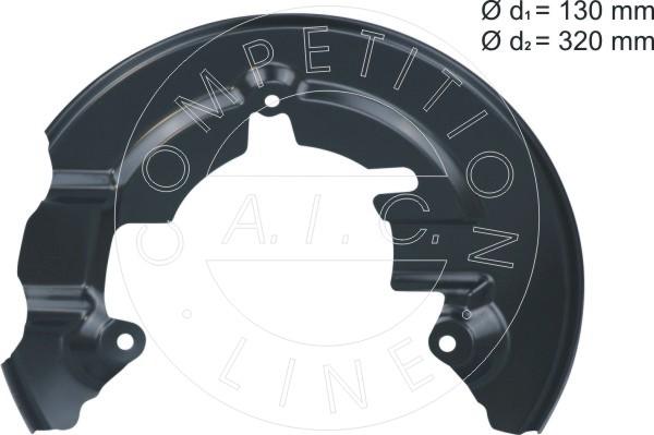 AIC 58104 - Lamiera paraspruzzi, Disco freno autozon.pro