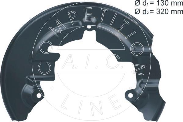 AIC 58103 - Lamiera paraspruzzi, Disco freno autozon.pro