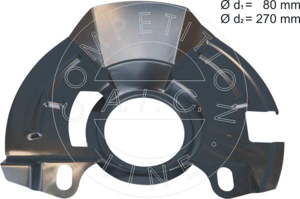 AIC 58265 - Lamiera paraspruzzi, Disco freno autozon.pro