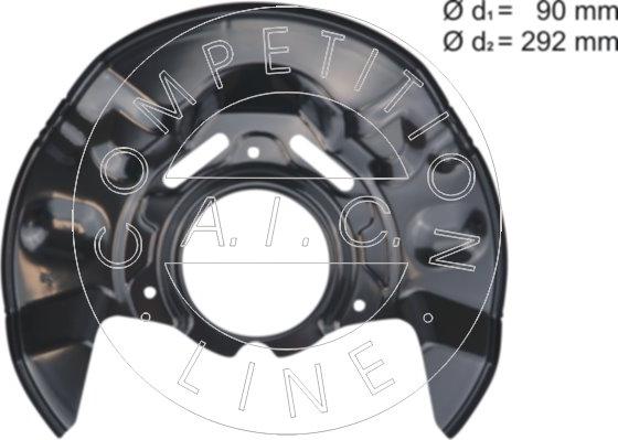 AIC 58791 - Lamiera paraspruzzi, Disco freno autozon.pro