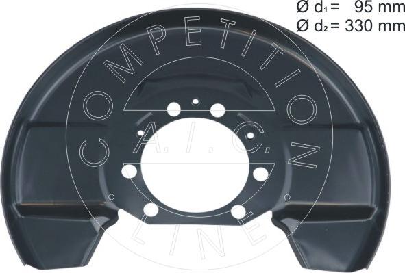 AIC 57612 - Lamiera paraspruzzi, Disco freno autozon.pro