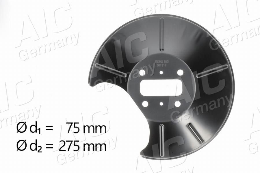 AIC 57248 - Lamiera paraspruzzi, Disco freno autozon.pro