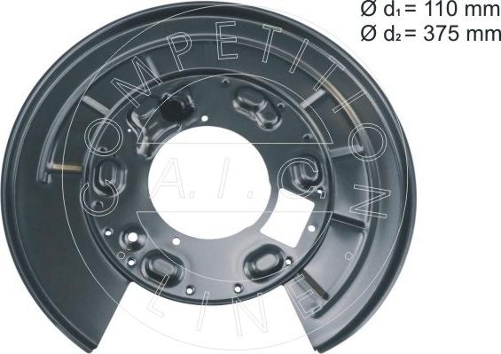 AIC 57785 - Lamiera paraspruzzi, Disco freno autozon.pro