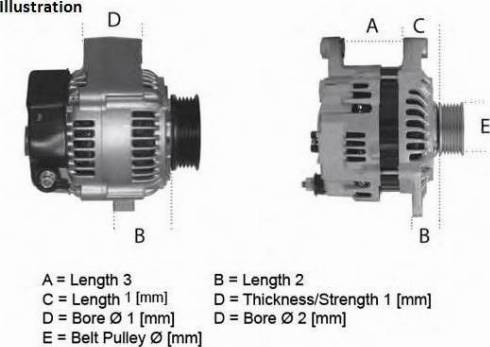 AINDE CGB-84925 - Alternatore autozon.pro