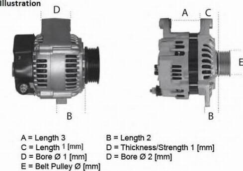 AINDE CGB-85545 - Alternatore autozon.pro