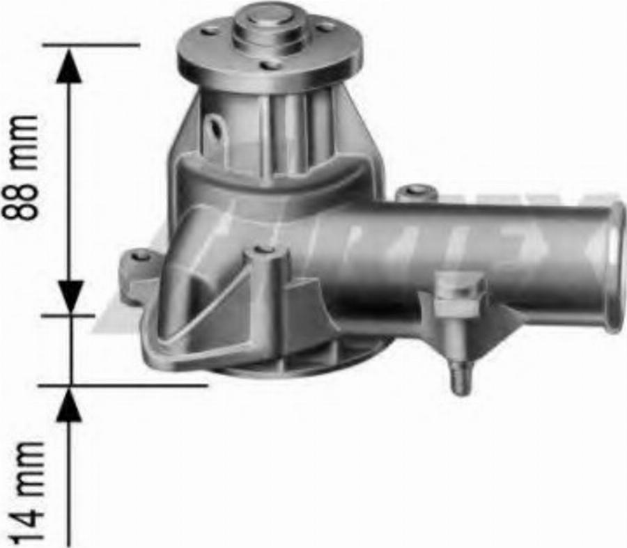 Airtex 1086-M - Pompa acqua autozon.pro