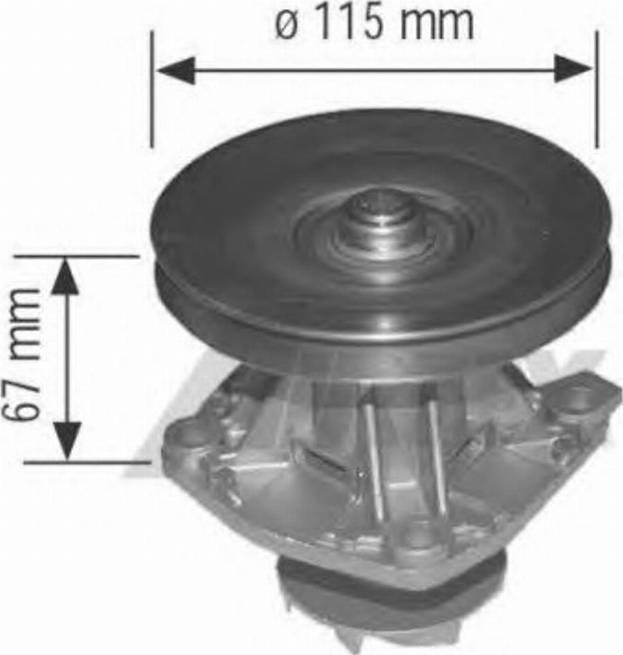 Airtex 1205-1 - Pompa acqua autozon.pro