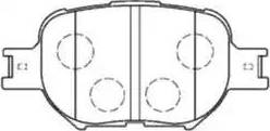 Aisin A1N065 - Kit pastiglie freno, Freno a disco autozon.pro