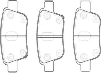 Aisin A2N191 - Kit pastiglie freno, Freno a disco autozon.pro