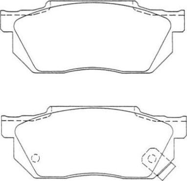 Valeo 606471 - Kit pastiglie freno, Freno a disco autozon.pro