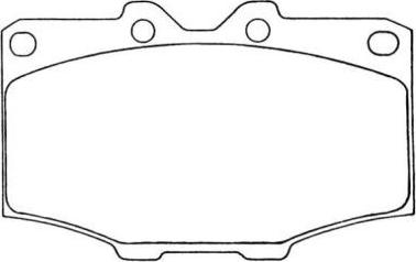 Aisin ASN-60 - Kit pastiglie freno, Freno a disco autozon.pro