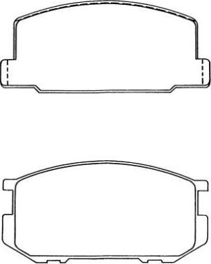 AISIN ASN-67 - Kit pastiglie freno, Freno a disco autozon.pro