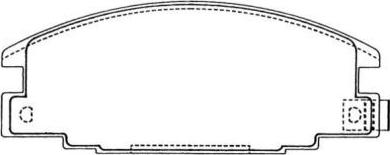 Aisin ASN-191 - Kit pastiglie freno, Freno a disco autozon.pro