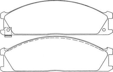 Aisin ASN-167 - Kit pastiglie freno, Freno a disco autozon.pro