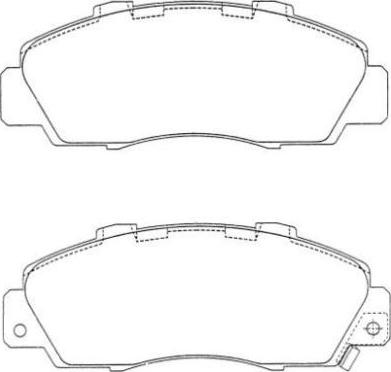 Aisin ASN-187 - Kit pastiglie freno, Freno a disco autozon.pro