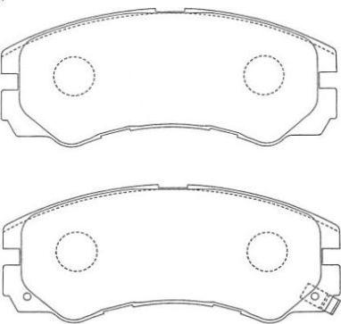 Aisin ASN-139 - Kit pastiglie freno, Freno a disco autozon.pro