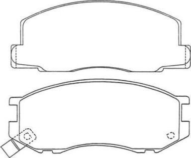 Aisin ASN-136W - Kit pastiglie freno, Freno a disco autozon.pro