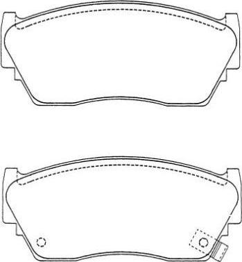 AISIN ASN-209W - Kit pastiglie freno, Freno a disco autozon.pro