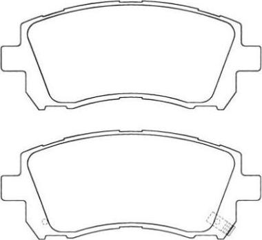 Aisin ASN-2040 - Kit pastiglie freno, Freno a disco autozon.pro