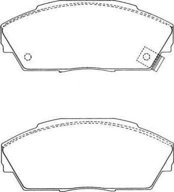 Aisin ASN-200 - Kit pastiglie freno, Freno a disco autozon.pro