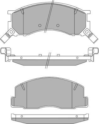 Aisin ASN-2085 - Kit pastiglie freno, Freno a disco autozon.pro