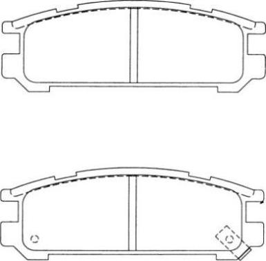 Aisin ASN-2024 - Kit pastiglie freno, Freno a disco autozon.pro