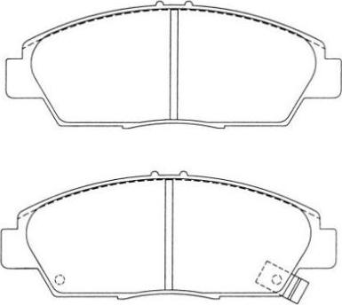 Aisin ASN-2028 - Kit pastiglie freno, Freno a disco autozon.pro