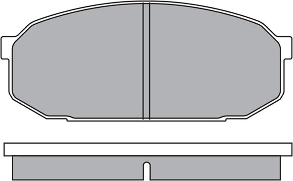 Aisin ASN-2071 - Kit pastiglie freno, Freno a disco autozon.pro