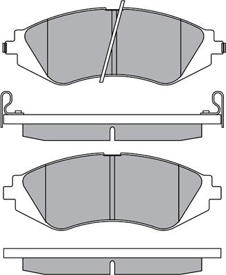 Aisin ASN-2078 - Kit pastiglie freno, Freno a disco autozon.pro