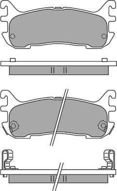 AISIN ASN-2165 - Kit pastiglie freno, Freno a disco autozon.pro