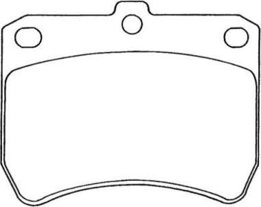 Aisin ASN-216 - Kit pastiglie freno, Freno a disco autozon.pro