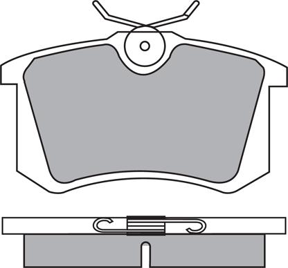 AISIN ASN-2109 - Kit pastiglie freno, Freno a disco autozon.pro