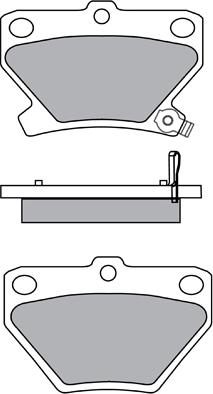 Aisin ASN-2100 - Kit pastiglie freno, Freno a disco autozon.pro