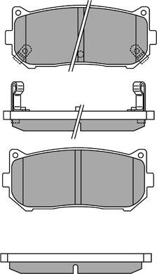 AISIN ASN-2177 - Kit pastiglie freno, Freno a disco autozon.pro