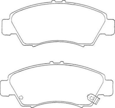 Aisin ASN-235 - Kit pastiglie freno, Freno a disco autozon.pro