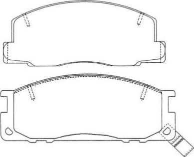 Aisin ASN-225W - Kit pastiglie freno, Freno a disco autozon.pro