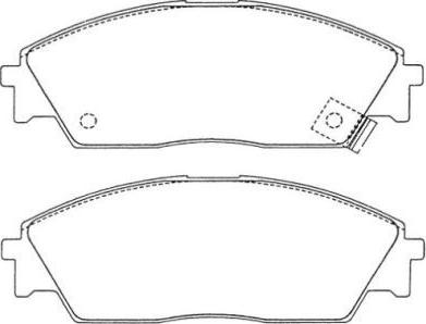 Aisin ASN-226 - Kit pastiglie freno, Freno a disco autozon.pro