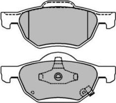 Aisin ASN-2234 - Kit pastiglie freno, Freno a disco autozon.pro