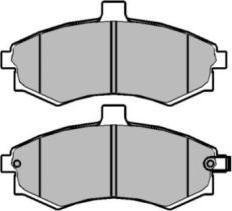 AISIN ASN-2230 - Kit pastiglie freno, Freno a disco autozon.pro