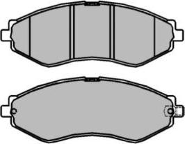 AISIN ASN-2232 - Kit pastiglie freno, Freno a disco autozon.pro