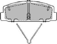 Aisin ASN-2229 - Kit pastiglie freno, Freno a disco autozon.pro