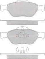 Aisin ASN-2225 - Kit pastiglie freno, Freno a disco autozon.pro