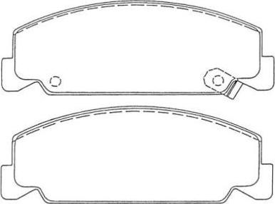 Aisin ASN-227 - Kit pastiglie freno, Freno a disco autozon.pro