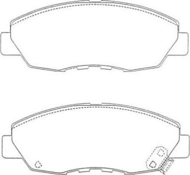 Aisin ASN-271 - Kit pastiglie freno, Freno a disco autozon.pro