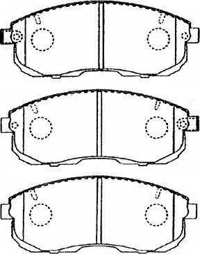 Aisin B1N019 - Kit pastiglie freno, Freno a disco autozon.pro