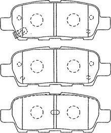 Aisin B2N064 - Kit pastiglie freno, Freno a disco autozon.pro