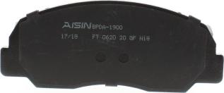 AISIN BPDA-1900 - Kit pastiglie freno, Freno a disco autozon.pro